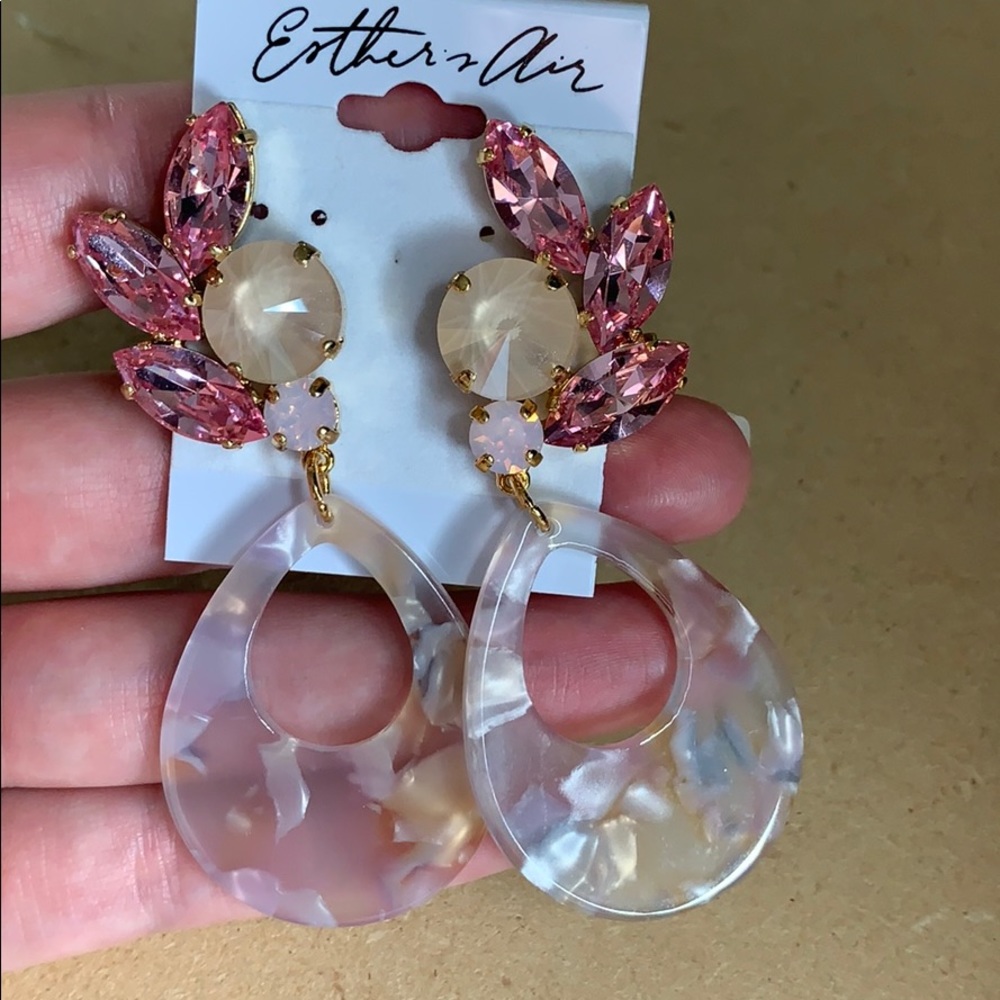 Swarovski crystal statement earrings